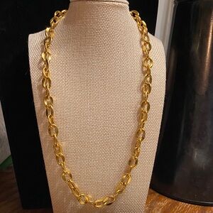 18KGoldP Chain Link Necklace